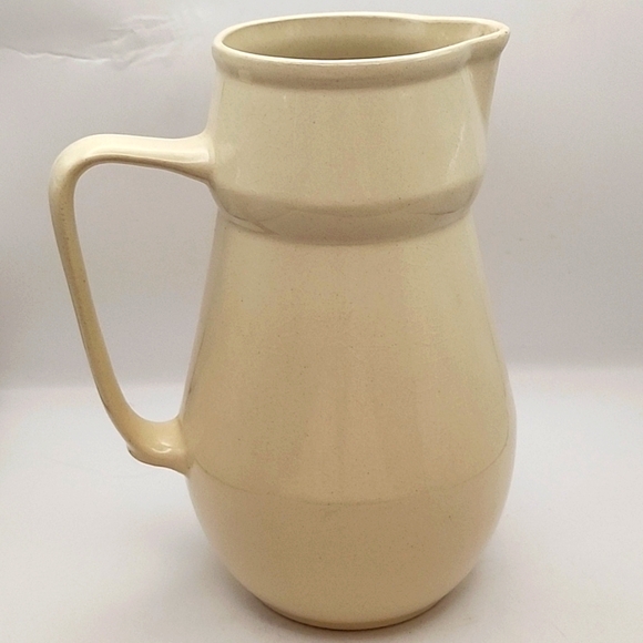 Vintage Pottery Pitcher Made in Romania - Picture 3 of 8